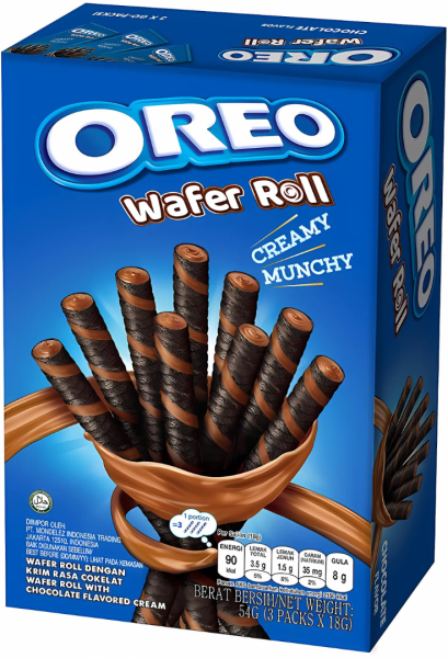 OREO - Wafer Roll Chocolate 54g